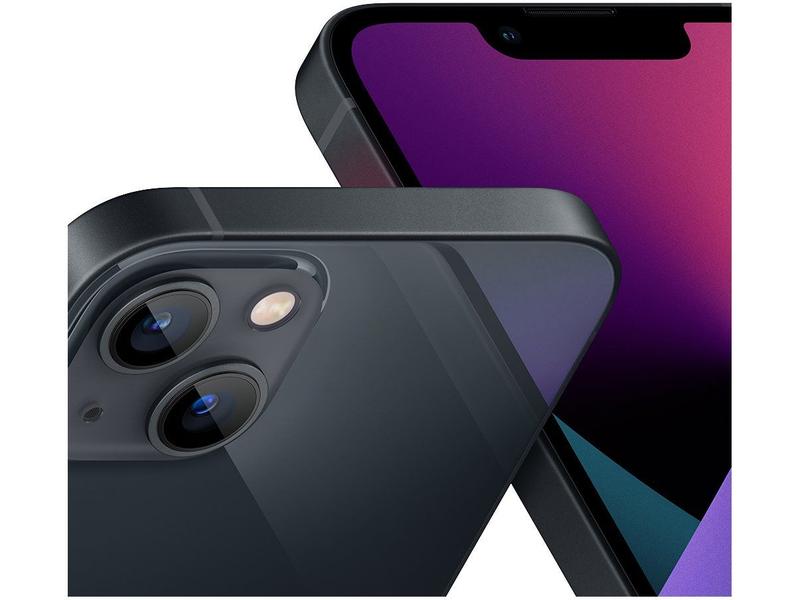 Apple iPhone 13 512GB Meia-noite Tela 6,1” 12M - iPhone 13